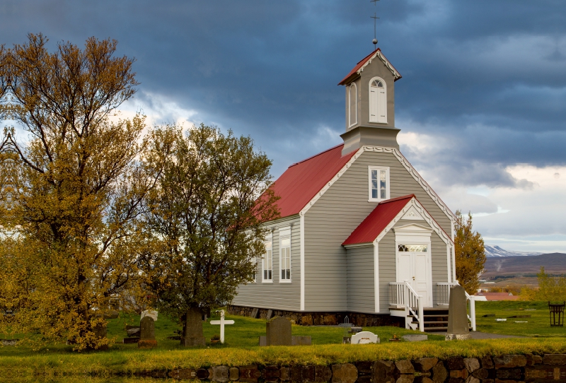 Die alte Kirche von Reykholt