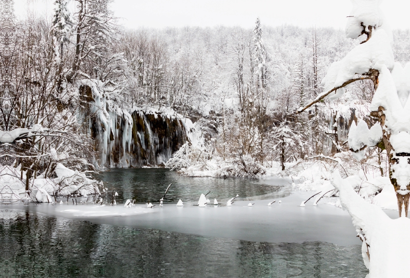 Ein Motiv aus dem Kalender Winterimpressionen Nationalpark Plitvice