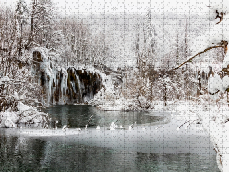 Ein Motiv aus dem Kalender Winterimpressionen Nationalpark Plitvice