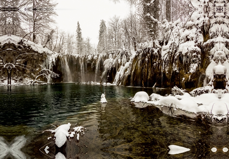 Ein Motiv aus dem Kalender Winterimpressionen Nationalpark Plitvice