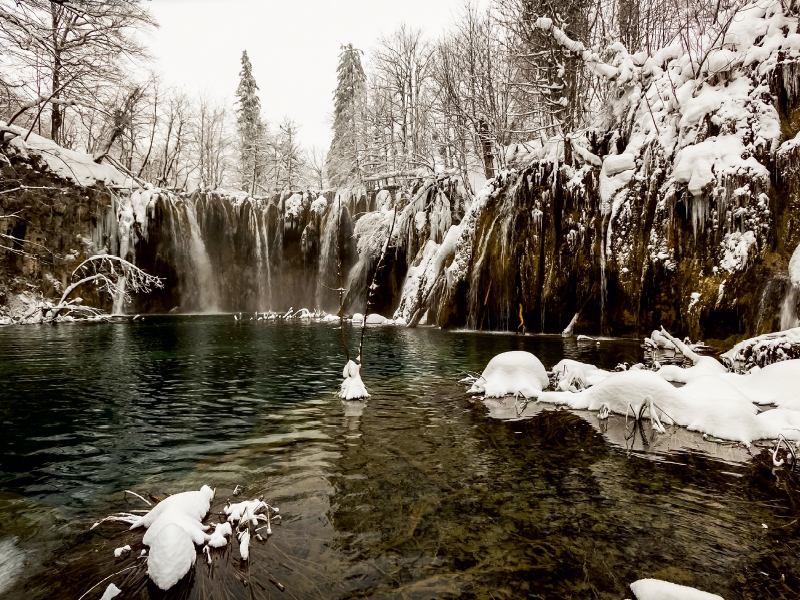 Ein Motiv aus dem Kalender Winterimpressionen Nationalpark Plitvice