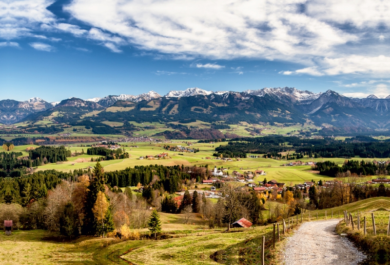 Blick auf Ofterschwang