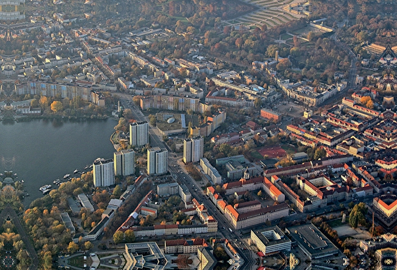 Neustädter Havelbucht und Breite Straße in Potsdam