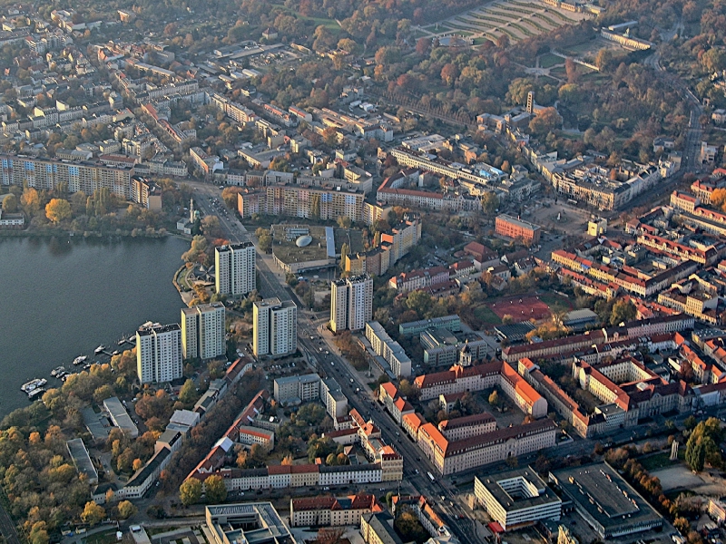 Neustädter Havelbucht und Breite Straße in Potsdam