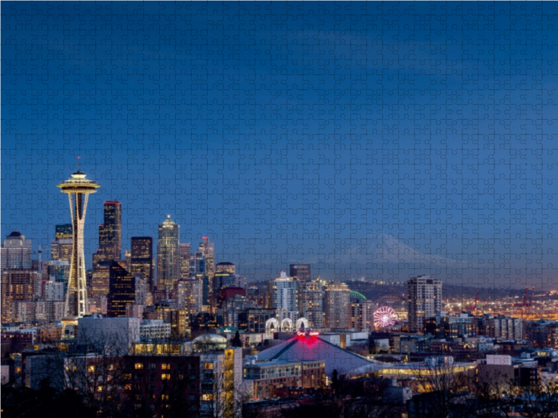 Seattle Skyline at Night