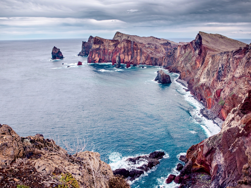 Ponta do Bode. Die Nordküste der Insel Madeira