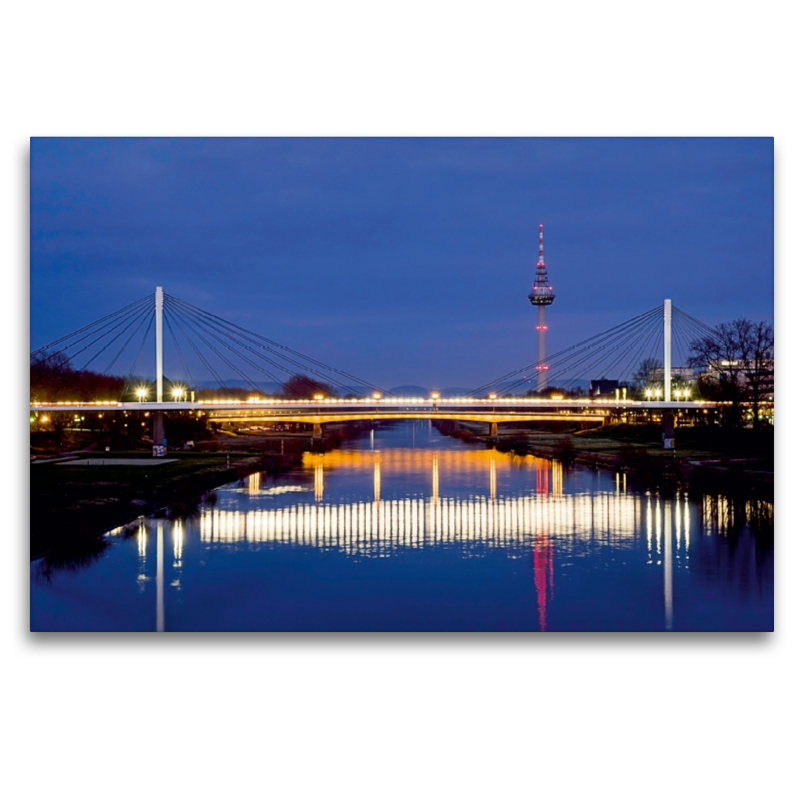 Mannheim - Fernsehturm am Neckar