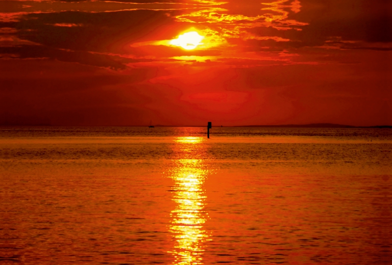 Bodensee bei Sonnenuntergang