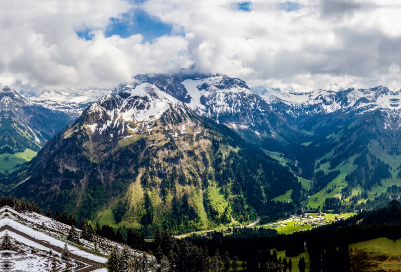 Blick vom Walmendingerhorn