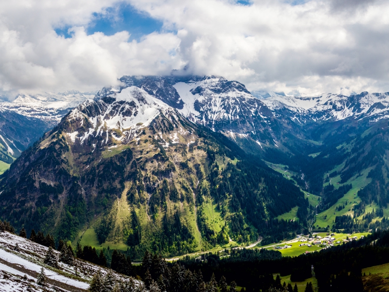 Blick vom Walmendingerhorn