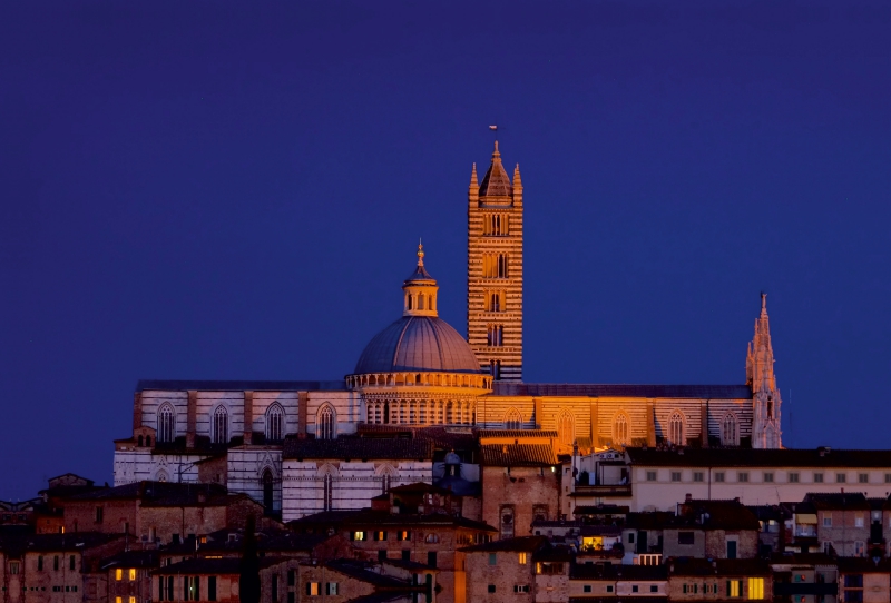 Siena bei Nacht