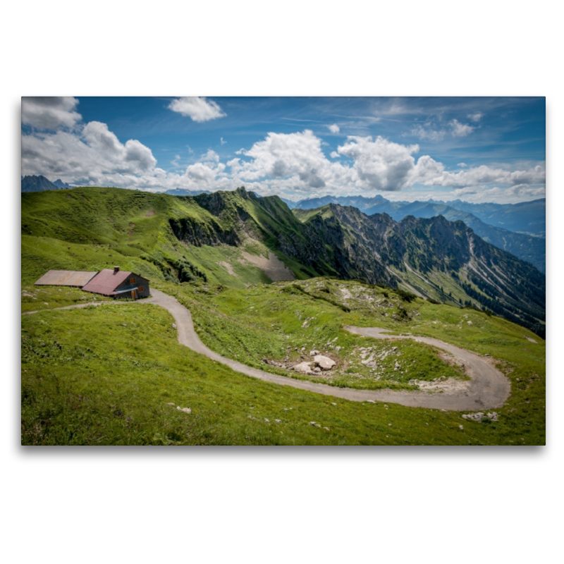 Wanderweg am Nebelhorn