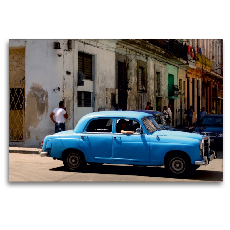 Der Oldtimer Mercedes 180 in Havanna