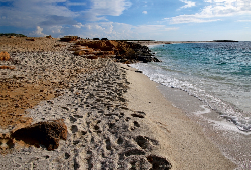 Is Arutas Strand, Sardinien