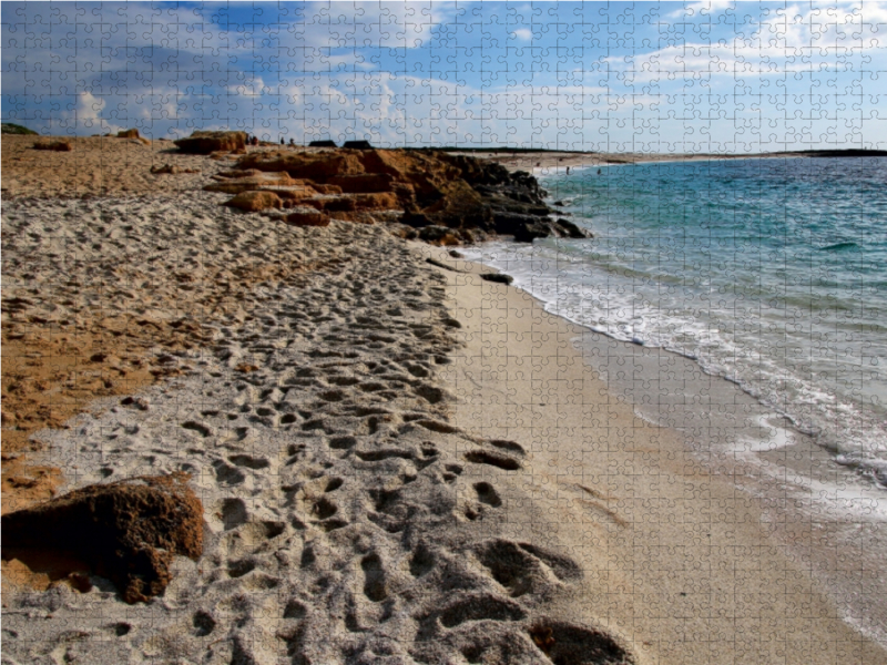 Is Arutas Strand, Sardinien