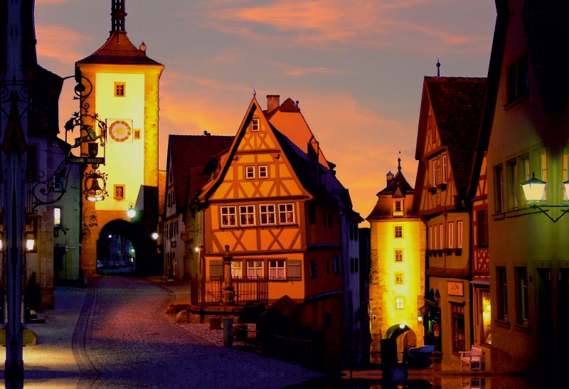 Siebersturm und Plönlein, Rothenburg o.d.T.