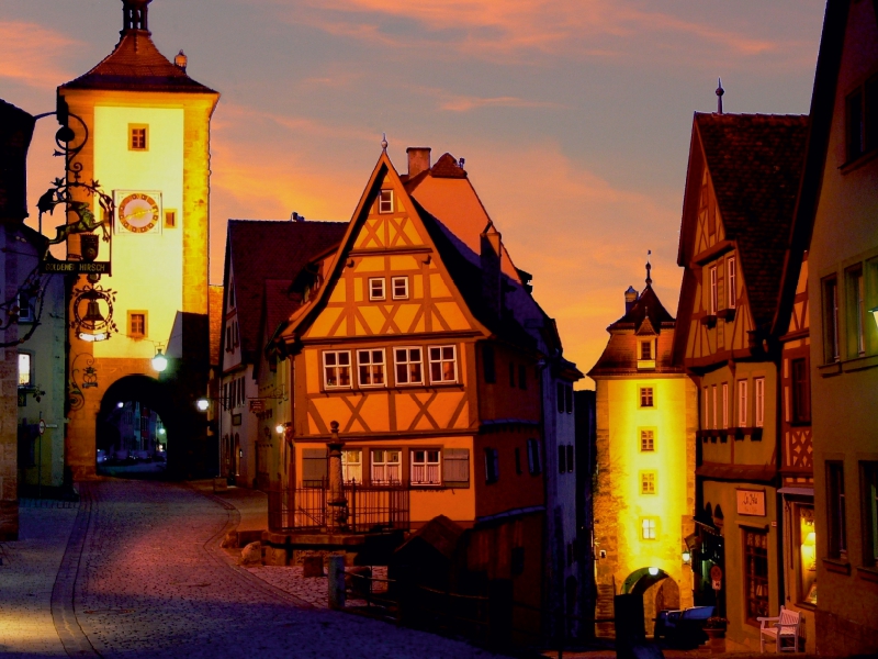 Siebersturm und Plönlein, Rothenburg o.d.T.