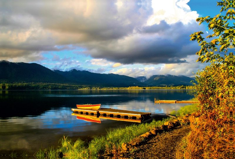 Lake Quinault, Olympic Nationalpark, USA