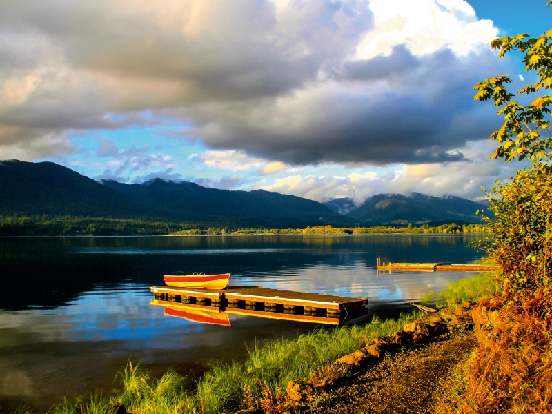 Lake Quinault, Olympic Nationalpark, USA