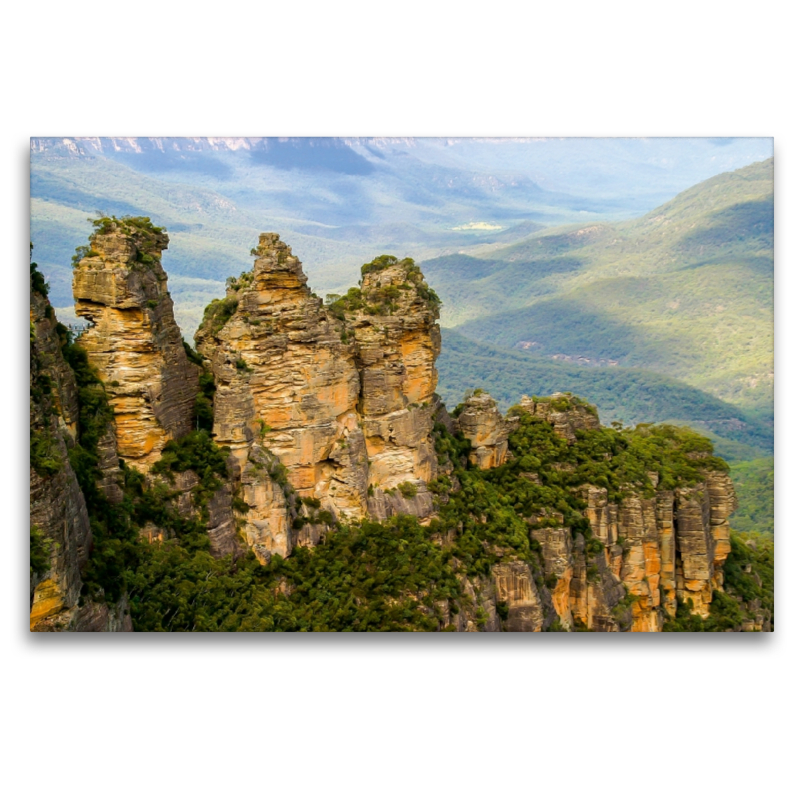 Three Systers in den Blue Mountains, Australien