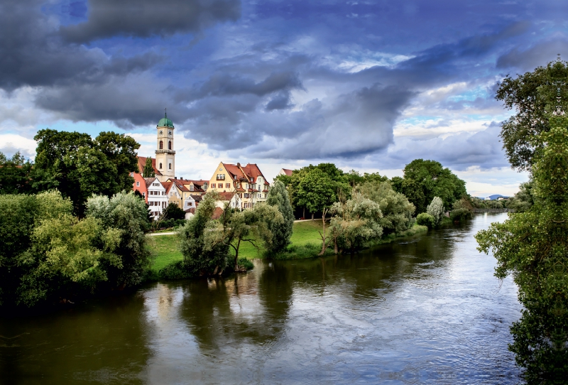 Donau und Altstadt