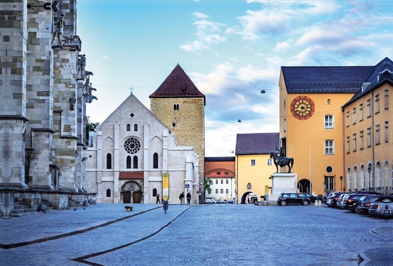 Domplatz in Regensburg