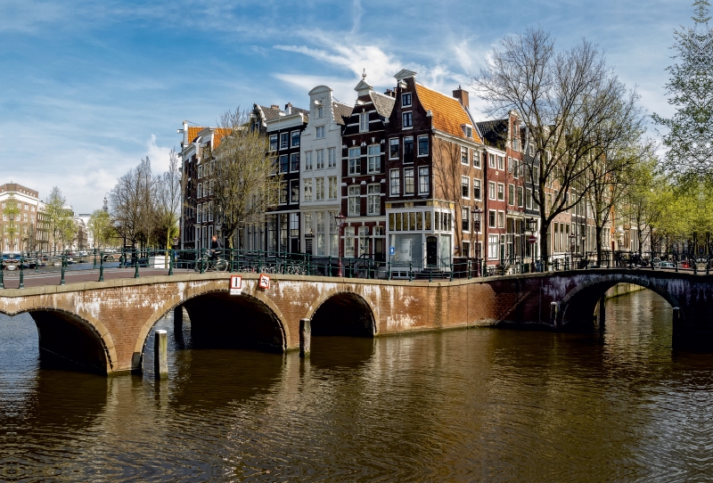 Amsterdam - Herrenhäuser an der Keizersgracht