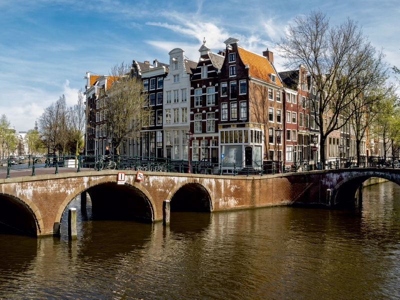 Amsterdam - Herrenhäuser an der Keizersgracht