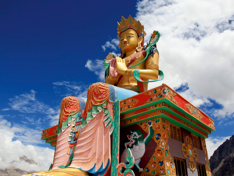 Maitreya Buddhastatue / Diskit / Nubra Valley