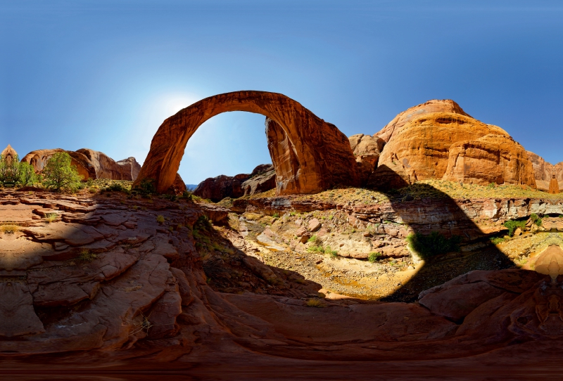 Rainbow Bridge, Lake Powell, Utah, USA