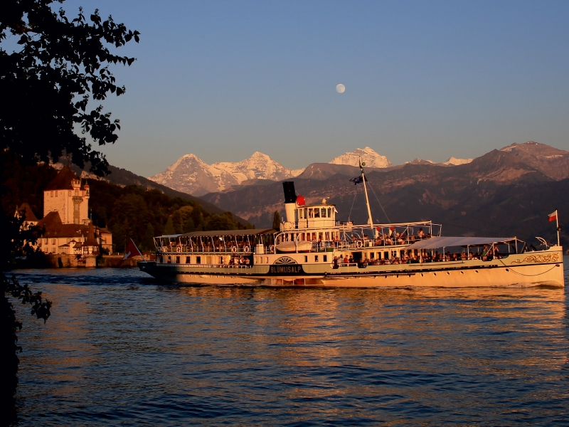 Thunersee, Berner Oberland, Schweiz