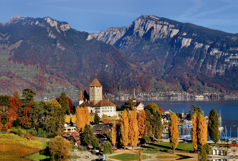 Spiez, Berner Oberland, Schweiz