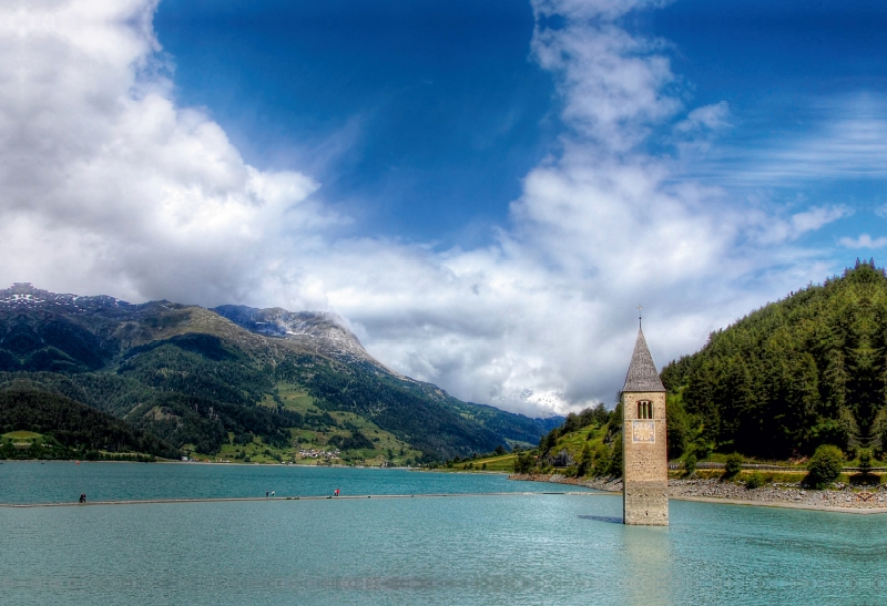 Graun - Rschensee - Vinschgau - Südtirol