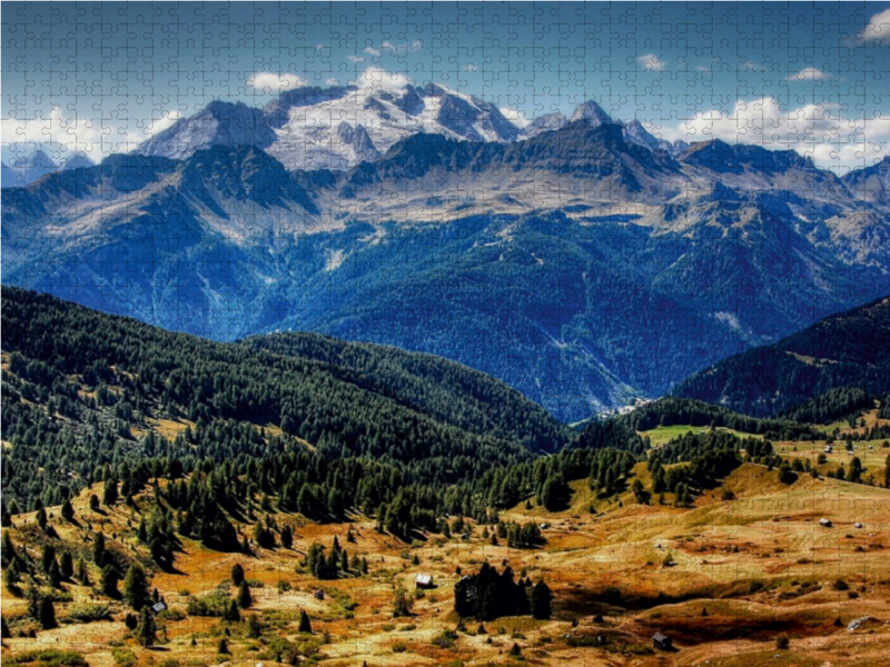 Marmolada von der Pralongia Alpe - Alta Badia