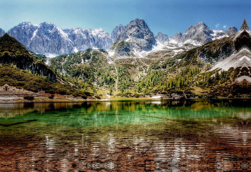 Ein Motiv aus dem Kalender Traumhafte Alpen  -  Bergseen und Almen