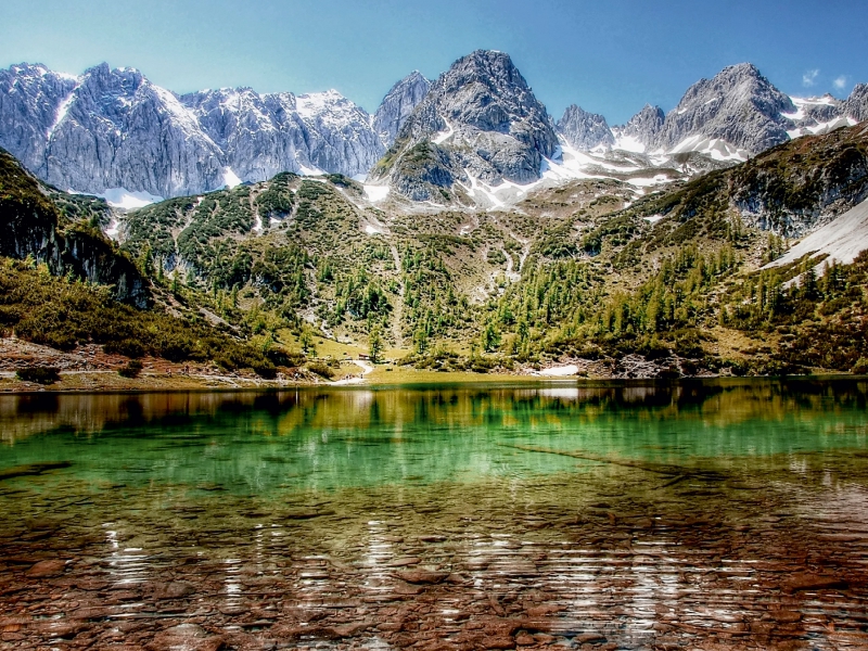 Ein Motiv aus dem Kalender Traumhafte Alpen  -  Bergseen und Almen