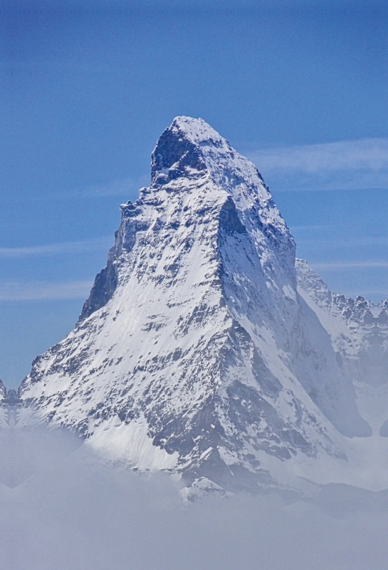 Matterhorn und die Wolken