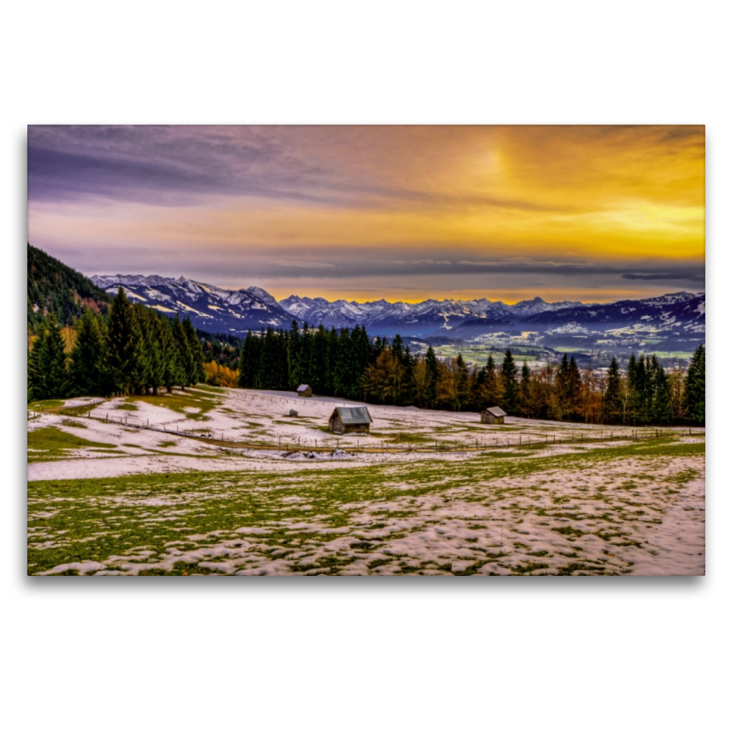 Blick Richtung Sonthofen am Fuße des Grünten