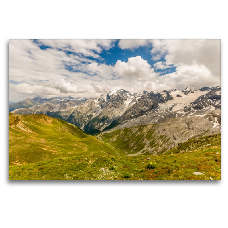 Blick vom Stilfser Joch in Südtirol