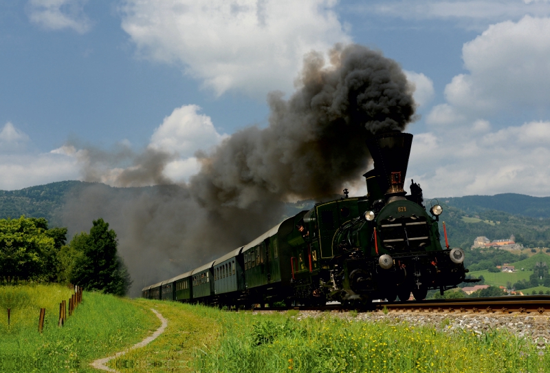 Unterwegs mit der dienstältesten Dampflokomotive der Welt.