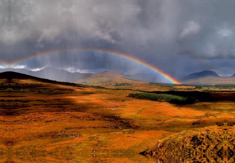 Regenbogen bei Sneem, Irland