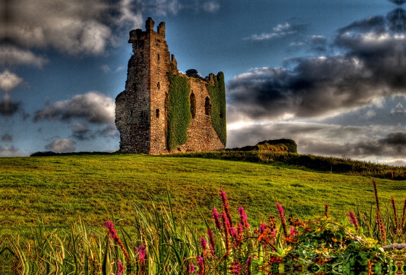 Irland: Ballycarberry Castle, Cahersiveen