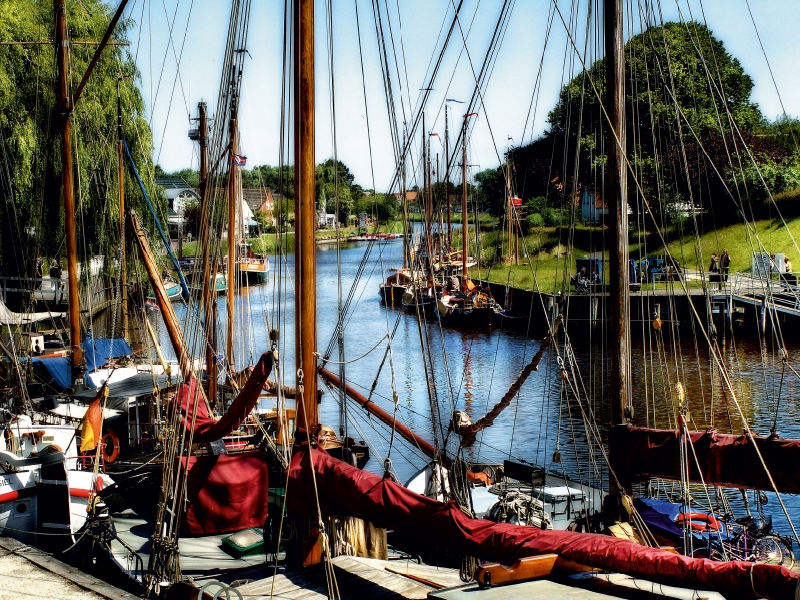 Der alte Hafen Carolinensiel