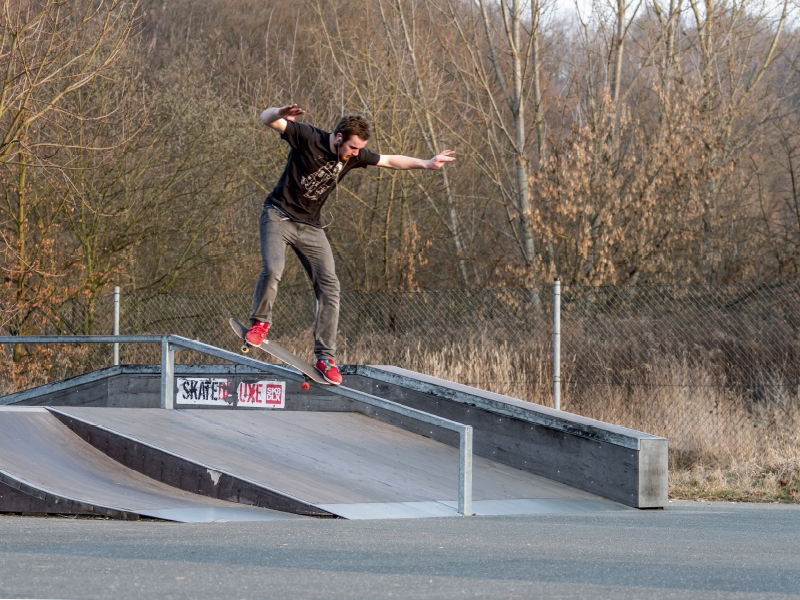 Skateboarding