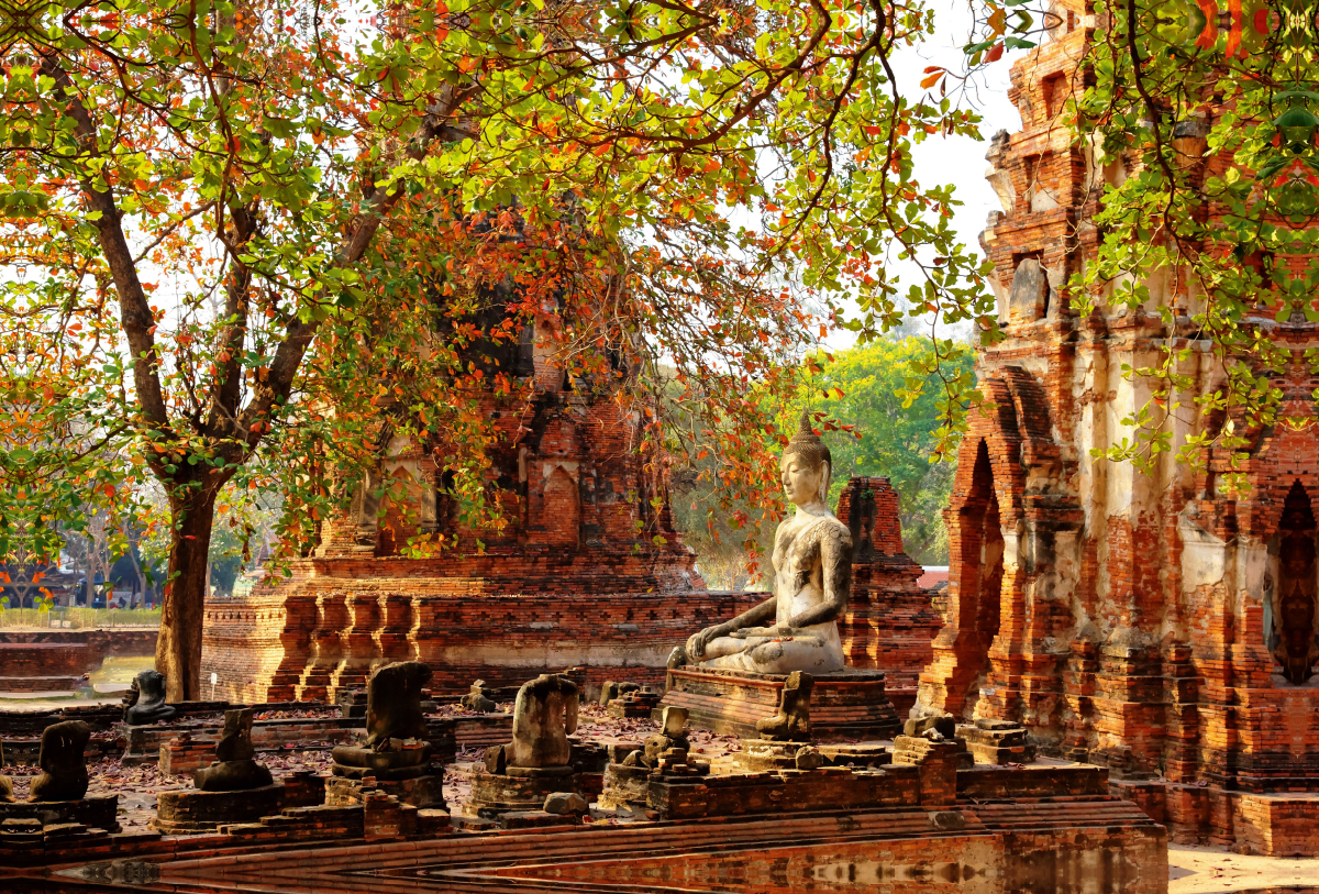 Buddha Statue im Wat Mahathat