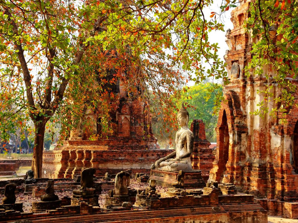 Buddha Statue im Wat Mahathat
