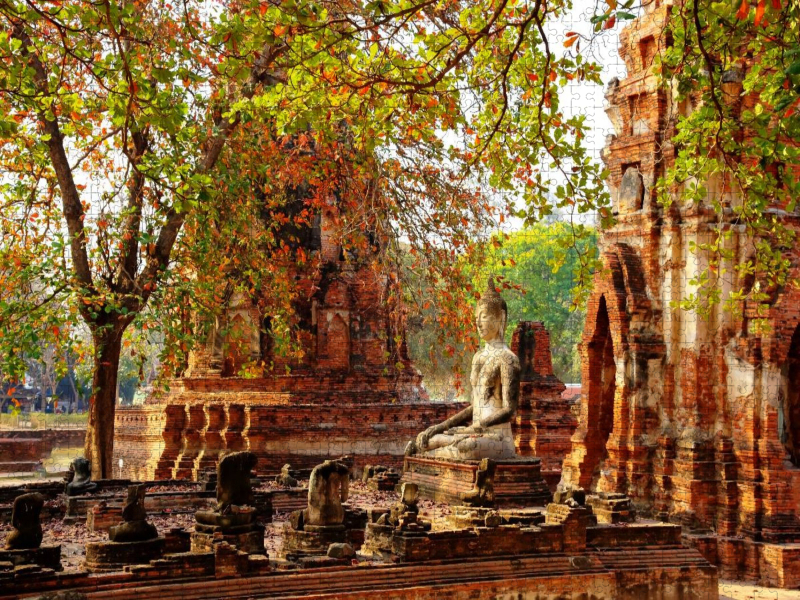 Buddha Statue im Wat Mahathat