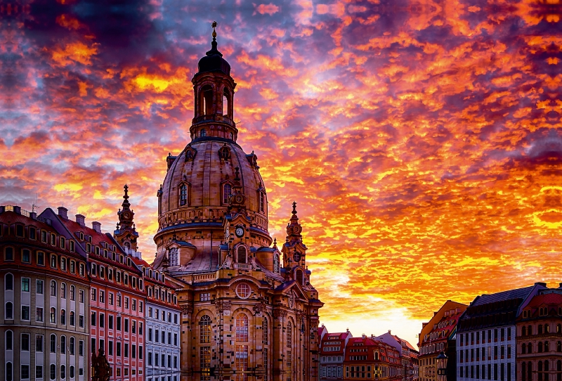 Ein Motiv aus dem Kalender Dresden - Die Frauenkirche