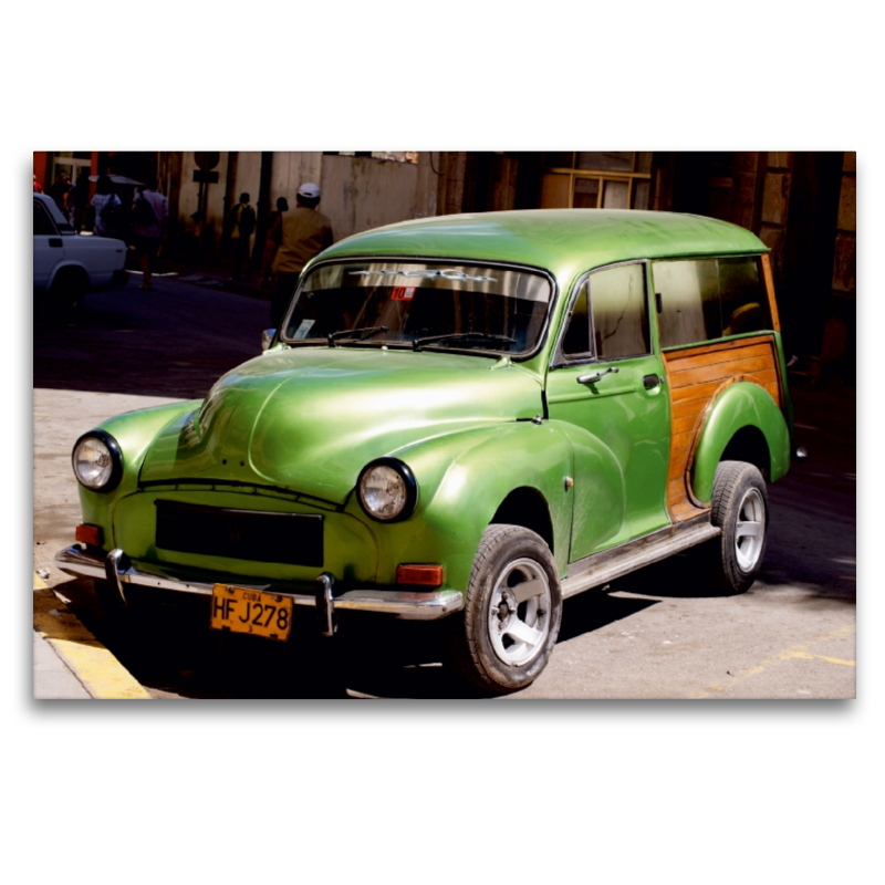 Der britische Oldtimer Morris Traveller in Havanna