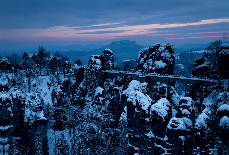 Winter an der Bastei